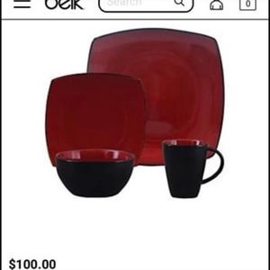 Red/Black Soho lounge 16 pc